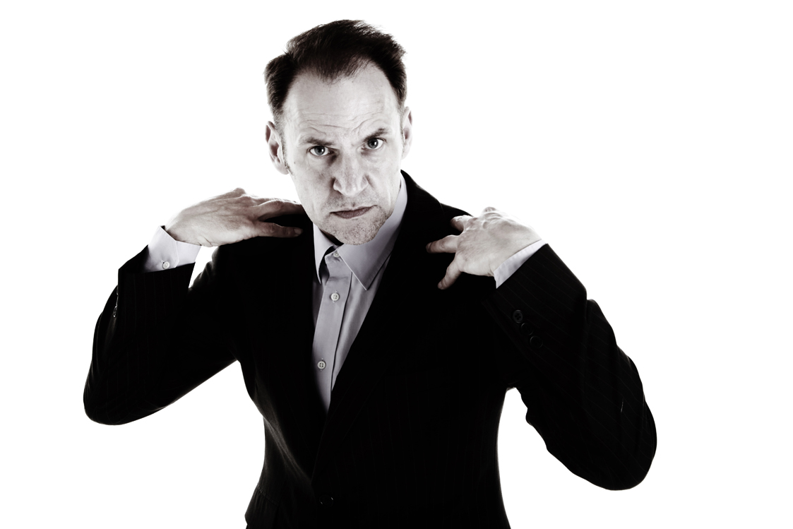 Headline comedian Geoff Whiting performing stand-up at Jaggers Comedy Club Bournemouth